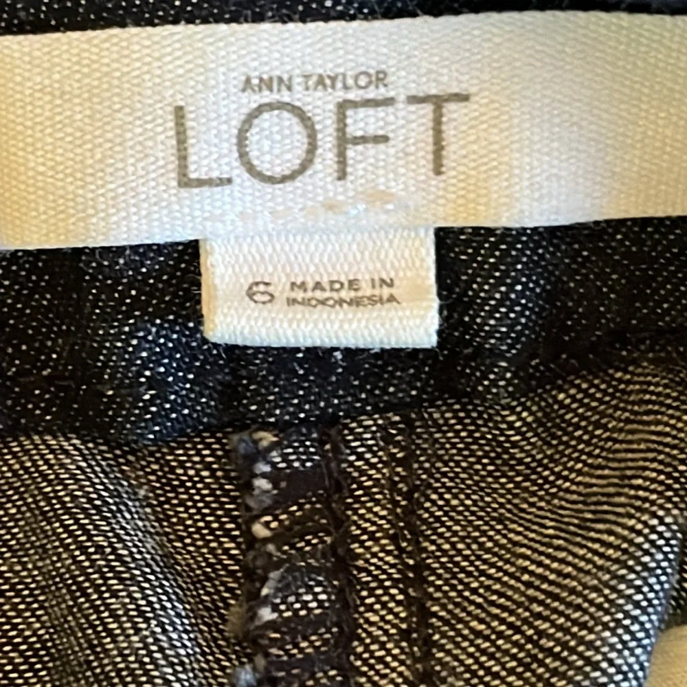 LOFT Dark Denim Casual Shorts